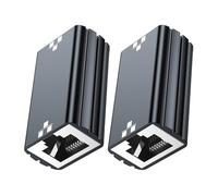 jebyltd Adaptador Divisor RJ45 De Aleación Aluminio para Extensión Cable Ethernet Y Divisor Ethernet para Compartir Redes