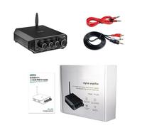 jebyltd Amplificador Auditivo Profesional con 3 Modos De Entrada USB Inalámbrico 3 5 Mm Y Amplificador Auditivo Metal con Control Tono Ajustable