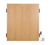 jebyltd COMPETICIÓN COMPETICIÓN DARTBODAR Darts Box Dartboard Wood Case Bisagra Darts Cajero Gabinete Fácil Ensamblaje Vuelo Entrenamiento