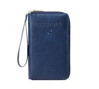 jebyltd Funda de piel sintética para pasaportes, cartera de viaje, organizador para tarjetas de embarque, tarjetas de crédito, tarjetas de crédito, funda de pasaporte de piel sintética, cartera de