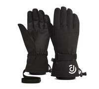 jebyltd Guantes de invierno cálidos para clima frío, antideslizantes, protección de manos para correr, ciclismo, snowboard, esquí de invierno para mujeres y hombres