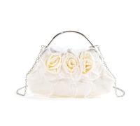 jebyltd Satins - Bolso de noche para mujer, correa de hombro, correa para mujer, para cóctel, fiesta, para mujer, correa de hombro y cadena