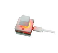 jebyltd Teclado numérico USB con un solo botón, programación macro rojo/verde/té/blanco práctico