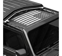 JeCar JL Sunshade Mesh Bikini Top Roof Sun Shade Exterior Accessories Compatible with Jeep Wrangler 2018-2023 JL JLU & 2020-2023 Gladiator JT, American Flag