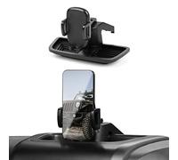 JeCar Soporte para teléfono JK Upgrade para salpicadero Accesorios interiores compatibles con Jeep Wrangler JK JKU 2011-2018, soporte de aleación de aluminio