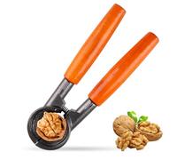 Jecdfs 1pcs Cascanueces con Elegante Mango de Madera,partidor de almendras,rompe nueces,Parte almendras,para Nueces, Avellanas, Nueces de Brasil - No Aplasta los Núcleos