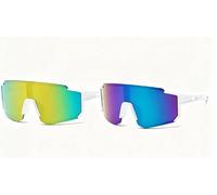 Jecdfs Gafas de Sol Deportivas Hombre Mujer UV400 Protección Lentes Espejados Running Ciclismo Bicicleta VTT Montaña Pesca Golf Esquí Aire Libre