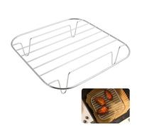 Jecdfs Rejilla para freidora de Aire rejilla air fryer rejilla freidora aire, Compatible con Cosori Dual Blaze y Turboblaze, Acero inoxidable S304, Diagonal mínima requerida 27 cm, 20.5x20.5x5.3 cm