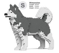 JECKA Animal Building Blocks for Kidults Alaskan Malamute 01S-M03