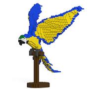 JECKA Animal Building Blocks for Kidults Blue-and-Gold Macaw 02S