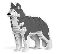 JECKA Animal Building Blocks for Kidults Husky 01S-M04