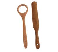 JECOMPRIS 1 Juego Batidor de Masa Danés de Madera con Mango Ergonómico Herramienta Multifuncional para Masa de Pan de Madre Batidor de Cocina Práctico y Portátil para y Hornear