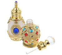 JECOMPRIS 1 Juego Botellas De Perfume De Viaje De Cristal Y Recargables Y Portátiles Para Aceites Esenciales Y Diseño Elegante Y Práctico 2 Piezas