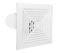JECOMPRIS 1 Juego Ventilador de Extractor Silencioso de Techo para Cocina y Baño Diseño y Energético con Panel Tubería Incluida
