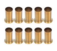 JECOMPRIS 10 Piezas Manguito de Brida y Hierro, Ligero y Resistente al Calor, Compatible para Candelabro de Vela Lámparas de Araña Bases de Lámpara