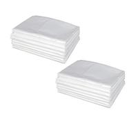 JECOMPRIS 100 Piezas Revestimiento de Jaula Desechable para Conejillos de Indias, Película de Jaula Transparente de PE 95x70 Cm, Suministros para Mascotas, Lecho Interior para Conejera