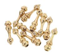 JECOMPRIS 12 Conectores Aplicables para Barandillas de Vidrio de 4 MM Accesorios de Herrajes para Muebles en Aleación de Zinc Soportes de Esquina para Gabinetes y Carritos de Comedor