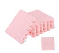 JECOMPRIS 150piezas Servilletas Desechables De Papel Diseño Festoneado Rosa Para Bodas Cumpleaños y Fiestas