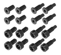 JECOMPRIS 16 Piezas Tornillos para Timbre Inteligente de Acero al Carbono Diseño de Cabeza de Precisión para Reparación y Seguridad en Apartamentos Residenciales