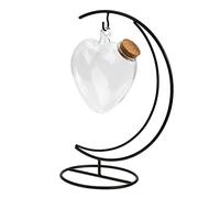 JECOMPRIS 1Juego Contenedor de Forma con Tapa y Soporte Frasco Decorativo de y Diseño Transparente para Almacenamiento de Objetos Pequeños