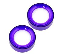 JECOMPRIS 2 Esponjas para Humedecer Dedos para Contar Dinero Taza de Esponja Transparente Morada Accesorio de Oficina para Manejo Rápido de Billetes para Dedos