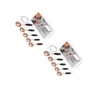JECOMPRIS 2 Juegos Cucharas Medidoras Inoxidable para Cocina Juego Hebilla Utensilios de Repostería y Cocción Caja de