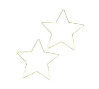 JECOMPRIS 2 Piezas Aros para Manualidades DIY Anillos Metálicos para Macramé Marco para Estructura Sólida y Superficie sin Rebabas Accesorios para Coronas Decorativas
