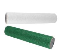 JECOMPRIS 2 Piezas de Poste Rascador para Gatos en Cuerda de Yute Verde, Material Papel y Plástico, Diseño Recto, Accesorio Adecuado para Reemplazo y Juego de Gatos