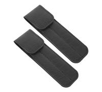 JECOMPRIS 2 piezas Estuche de Viaje para Pinzas de Pestañas Bolsa de Almacenamiento Vacía de Cuero PU Organizador Práctico y Portátil para Extensiones de Pestañas para Uso Diario y