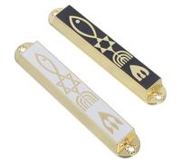 JECOMPRIS 2 Piezas Mezuzah Decoración Retro de Puerta Judía Adorno de Mezuzah con para Casa y Religión