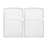 JECOMPRIS 2 Piezas Protector para Mechero de Plástico Transparente Funda Portátil para Encendedor de Humo y de Queroseno Compatible con Zippo para Almacenamiento