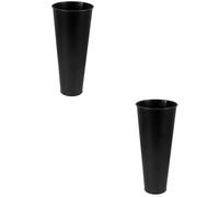 JECOMPRIS 2 Piezas Soporte para Paraguas de Hierro Organizador de Almacenamiento Multifuncional Diseño Compacto y Resistente para Interiores y Exteriores para Pasillos y Entradas Color Negro