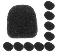 JECOMPRIS 20 Fundas de Esponja para Micrófono de Mano Estándar, Negras, Pequeñas y Compactas, para Mejorar la Calidad de Audio en Amplificadores y Micrófonos