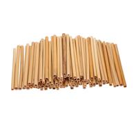 JECOMPRIS 200 Tubos de Caña Natural para Abejas Albañiles, Recambios de Insertos para Nidos de Abejas Solitarias de 15 Cm, Revestimientos de Repuesto para Casas de Colmena de Bambú de 6-8 Mm de
