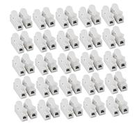 JECOMPRIS 25 Conectores De Cable Conectores LED De Enchufe Directo para Luces De Tira Bloques De Terminales De Empalme Rápido Conector Rápido De Resorte Altavoces De Cable Adaptador LED