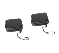 JECOMPRIS 2piezas Bolsa De Cámara Portátil De PU Estuche Resistente para Protección De Cámaras Maletín De Transporte para Grabadoras y Accesorios