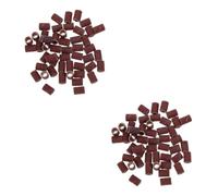 JECOMPRIS 2piezas Cabezal De Pulido Cilíndrico Bandas Abrasivas Para Taladros De Uñas Paquete Para Uñas Naturales y Artificiales Uso Plásticos y Metales