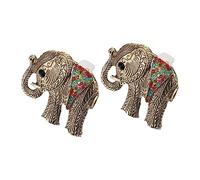 JECOMPRIS 2piezas Clip De Perfume Para Coche Forma De Elefante Ambientador De Coche Decorativo Clip Aromático Para Rejillas De Ventilación Diseño De Elefante