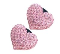 JECOMPRIS 2piezas Joyas de Amor para Coche de Clip de Salida de Difusor Decoración de Ventilación de Coche Clip para Tablero de Instrumentos Personalización Automotriz