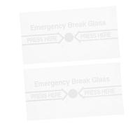 JECOMPRIS 2piezas Tapas de Interruptor de Alarma contra Incendios Transparente para Alarma Manual de Seguridad Dispositivo Resistente Altas Temperaturas para Emergencia Hogar o Oficina