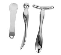 JECOMPRIS 3 Piezas Aplicador de Crema para Ojos Rodillo de Masaje para Cuidado Facial Herramienta de Maquillaje Multiusos para Crema Hidratante y Cosméticos
