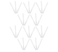 JECOMPRIS 30 Unidades varilla agitadora transparente varilla de vidrio con extremo redondo agitador de vidrio de cabeza redonda de laboratorio Reutilizable