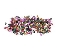 JECOMPRIS 300 Piezas Letras Madera Coloridas para Manualidades y Decoración de Alfabeto sin Terminar para Aprendizaje Montessori Infantil Botones de Madera Sólidos para Proyectos DIY y