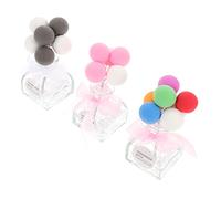 JECOMPRIS 3piezas Botella de Globo de Confesión Frascos de Perfume para Coche Contenedores Vacíos Adornos para Coche Frascos de Almacenamiento