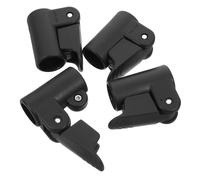 JECOMPRIS 4 Piezas Conectores Ajustables para Poste de Tienda Abs Resistente Clips para Montaje Exterior Adaptadores para Postes de Uso Camping Senderismo