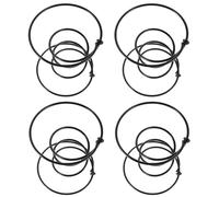 JECOMPRIS 4 Resortes Metálicos de Repuesto para Sofá Reclinable 6 Pulgadas Accesorios para Reparación de Muebles Muelles para Sillones Soporte Resistente para Sofá Cama