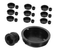 JECOMPRIS 40 Piezas Tapa De Cubo De Plastico Tapones De Sellado De Bidones Tapones para Tambor Tapas De Barril Tapas De Tambores De Galones Puede Accesorios Tapas De Tapón Black El Plastico