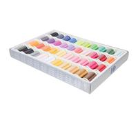 JECOMPRIS 40 Rollos de Hilo para Máquina de Bordar Multicolor, Hilo de Bordar de Seda Artificial, Juego de Costura DIY para Manualidades y Bordado en Casa, Accesorio Profesional de Coser