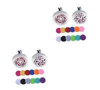 JECOMPRIS 4piezas Clip De Difusor De Aceite Esencial Para Ventilación De Coche Con Almohadillas De Recambio Nubes Símbolo Celta Aromaterapia Movimiento