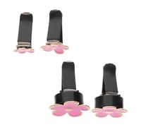 JECOMPRIS 4piezas Clips Decorativos De Aire De Flor Margarita Para Coche Accesorios De Ventilación De Aromaterapia Diseño De Pétalos Para Mujeres Decoración De Interior De Automóvil